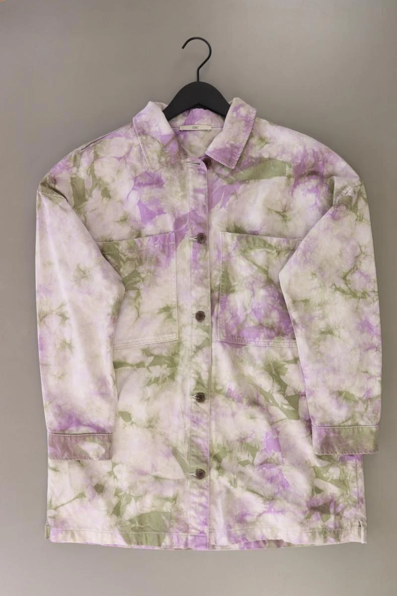 edc by Esprit Lange Jacke Gr. L mit Batikmuster mehrfarbig aus Baumwolle