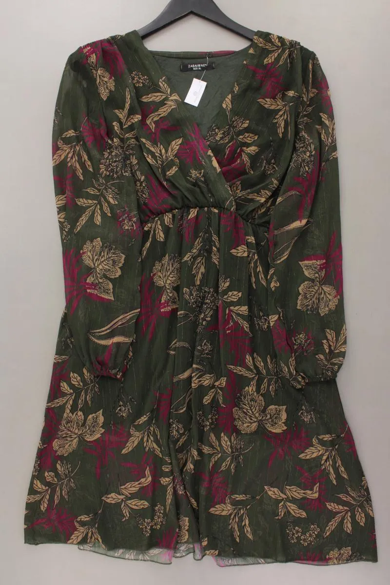 Zabaione Langarmkleid Gr. XL olivgrün