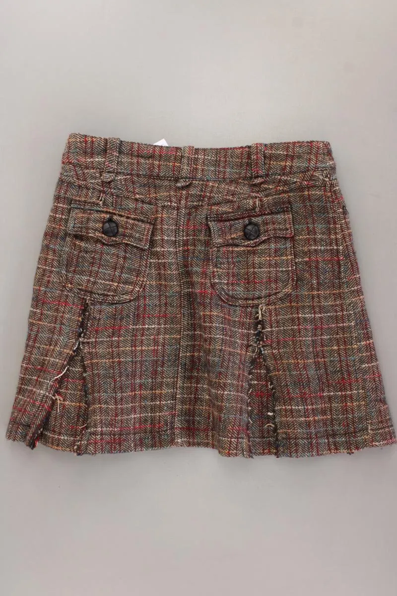 edc by Esprit Rock Gr. 34 kariert braun aus Polyester