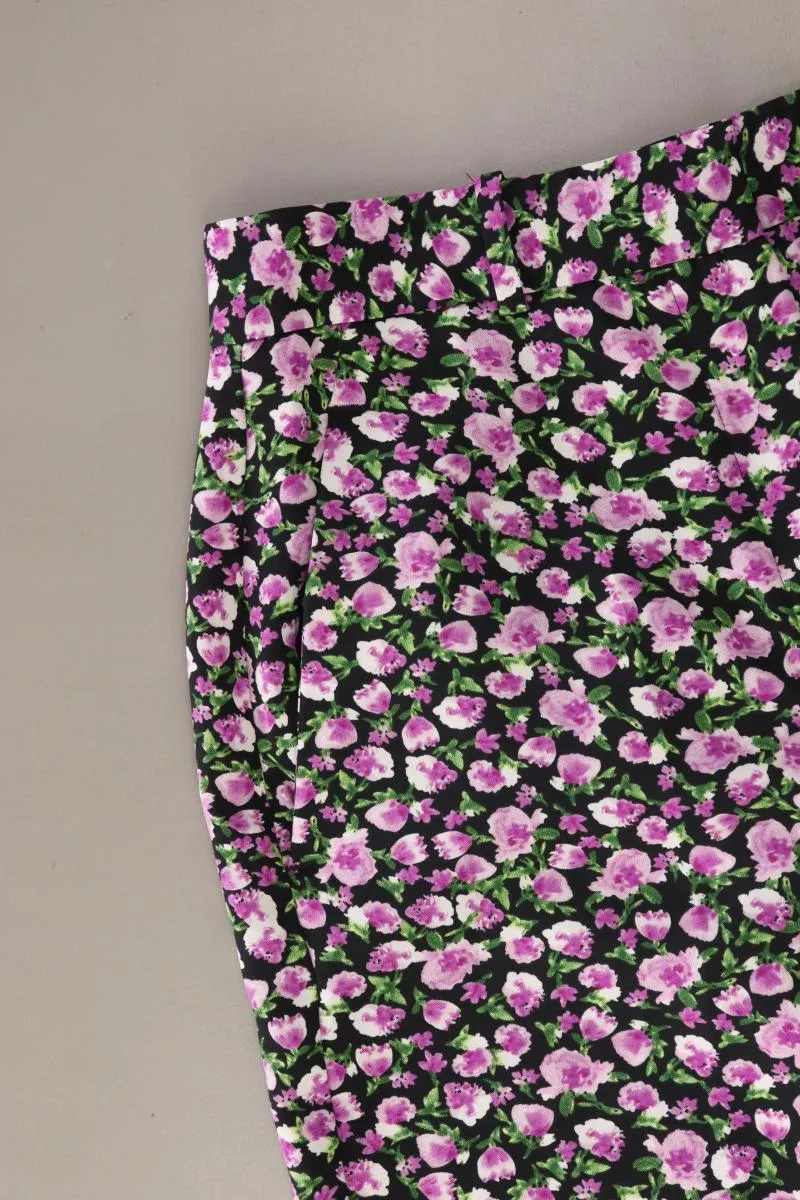 Zara Stoffhose Gr. S mit Blumenmuster lila aus Polyester