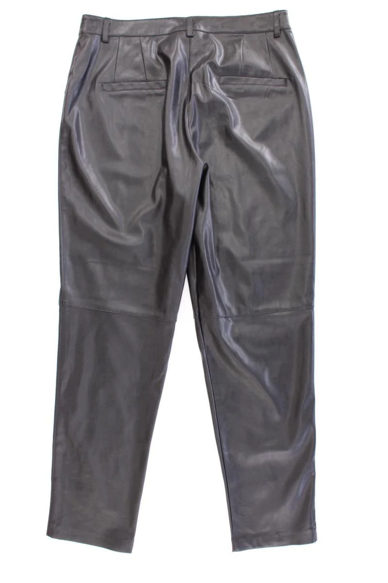 edc by Esprit Kunstlederhose Gr. 38 schwarz aus Polyester