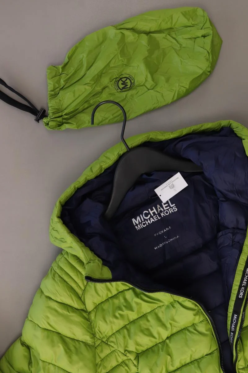 Michael Kors Steppjacke Gr. L neuwertig grün aus Nylon