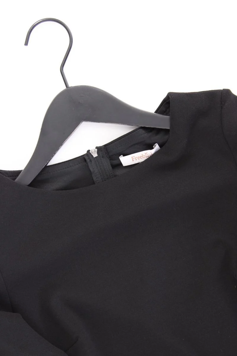 Freebird Etuikleid Gr. XS neuwertig Kurzarm schwarz aus Viskose