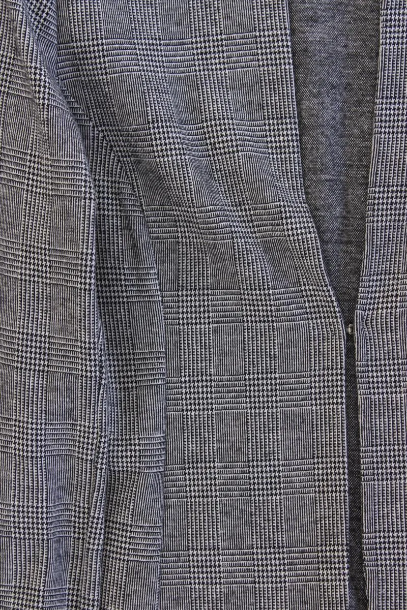Tom Tailor Regular Cardigan Gr. L hahnentritt Langarm grau aus Baumwolle