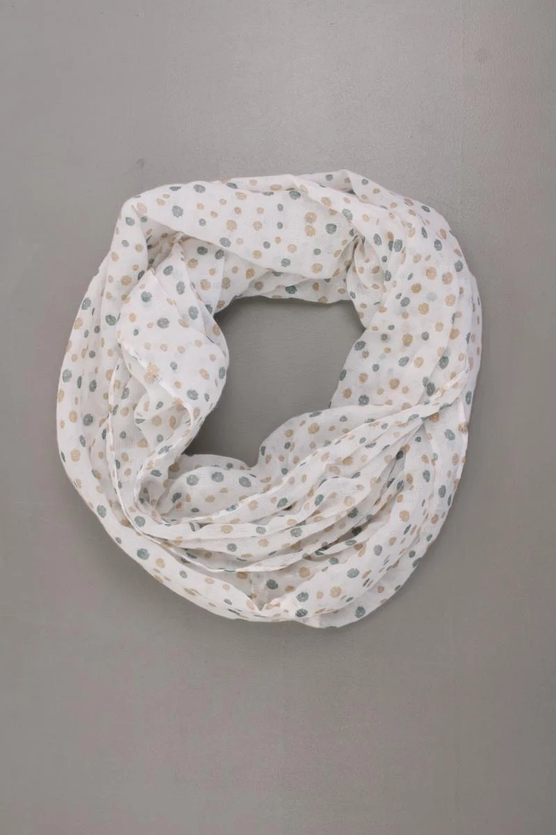 Gina Loop gepunktet weiß aus Polyester