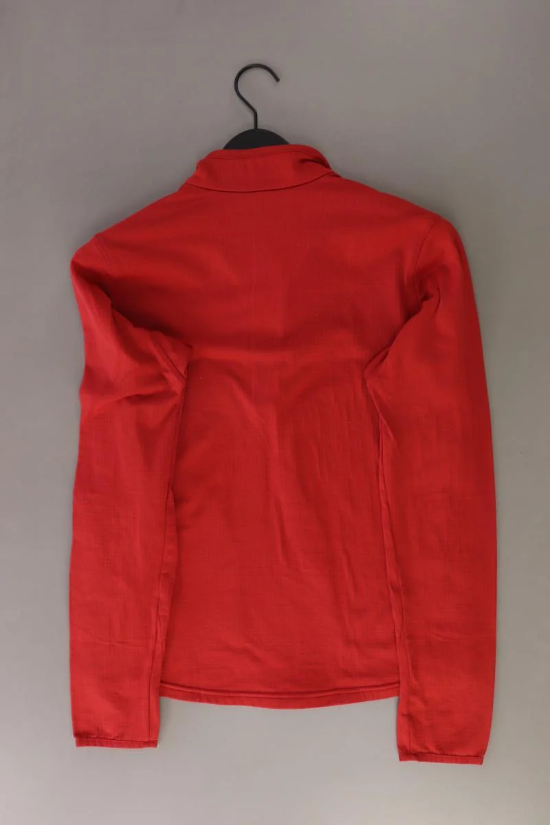 Quechua Longsleeve-Shirt Gr. M Langarm rot aus Polyester