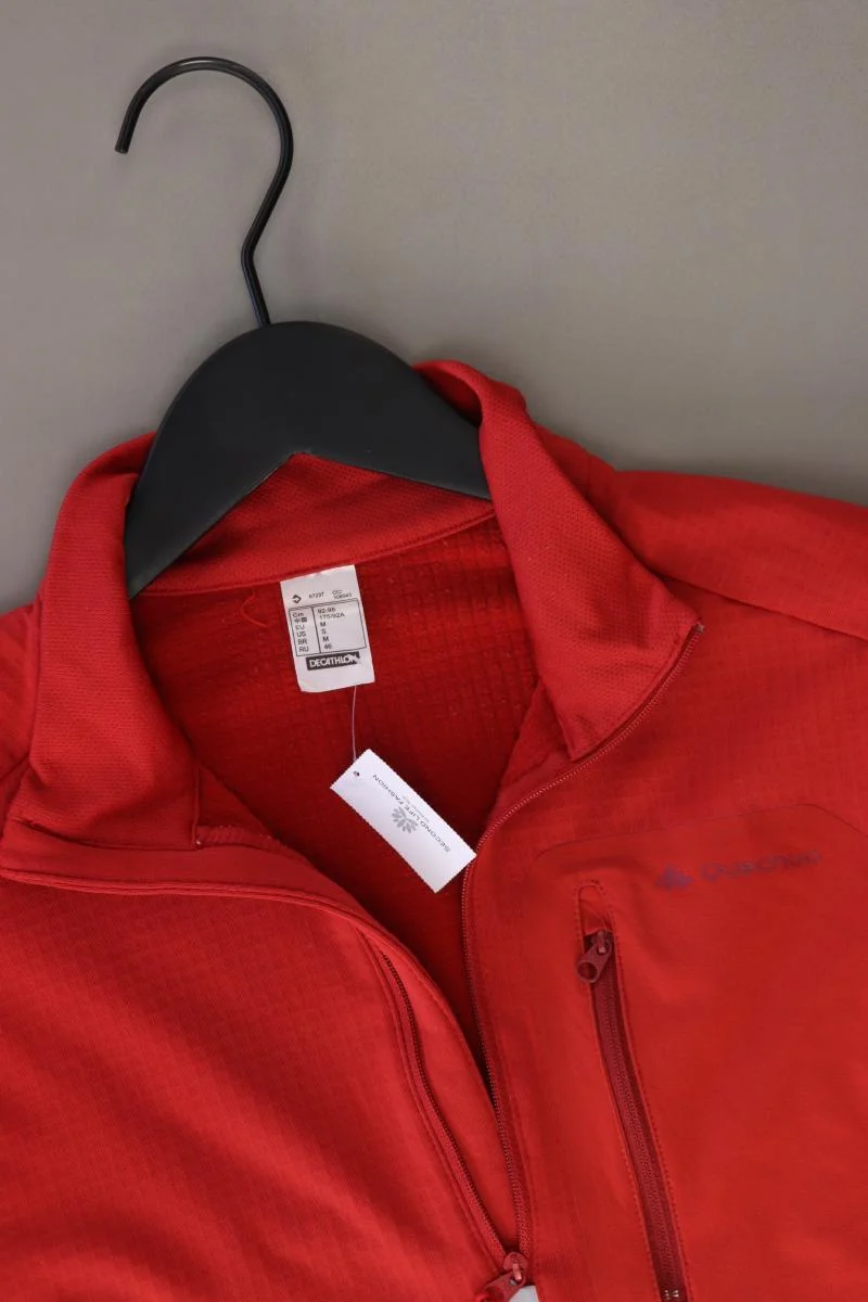 Quechua Longsleeve-Shirt Gr. M Langarm rot aus Polyester