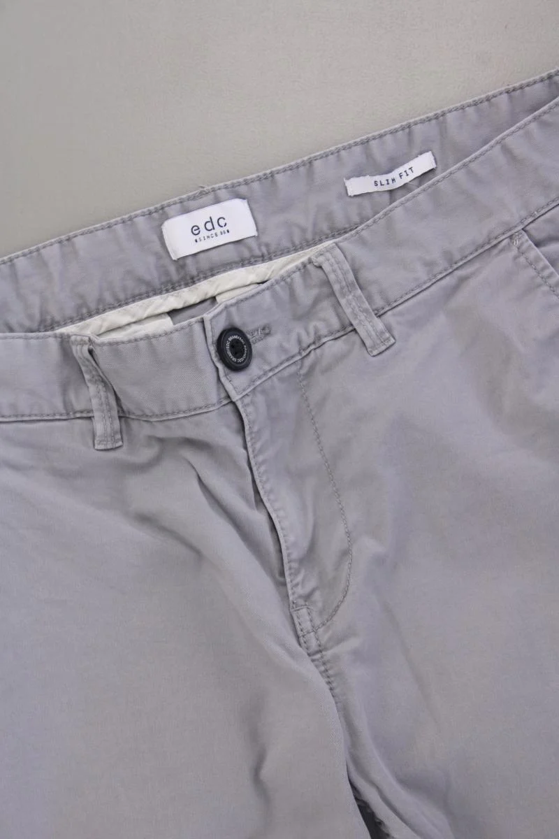 edc by Esprit Chinohose für Herren Gr. W33/L32 grau aus Baumwolle