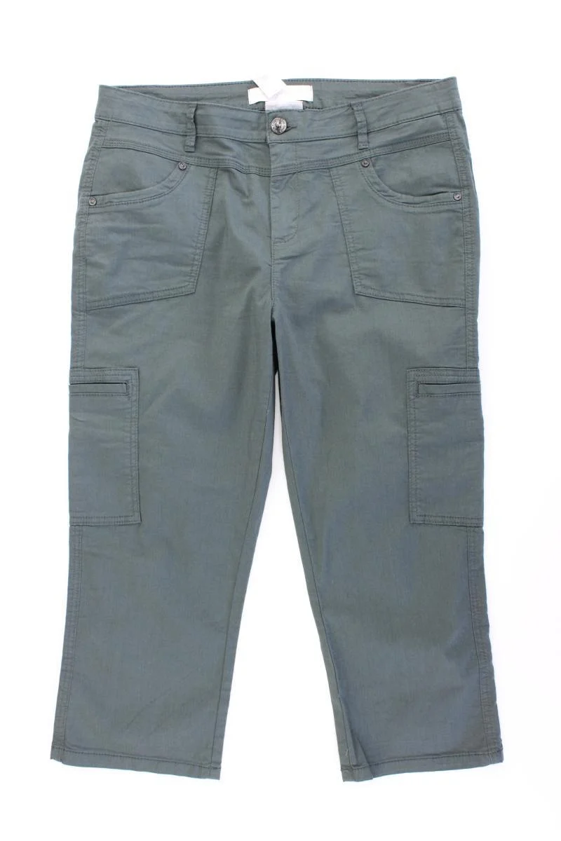 Street One Cargohose Gr. 40/L22 grün aus Baumwolle