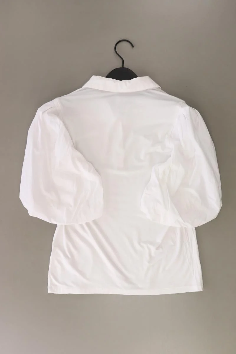 Expresso Poloshirt Gr. S Kurzarm weiß aus Viskose