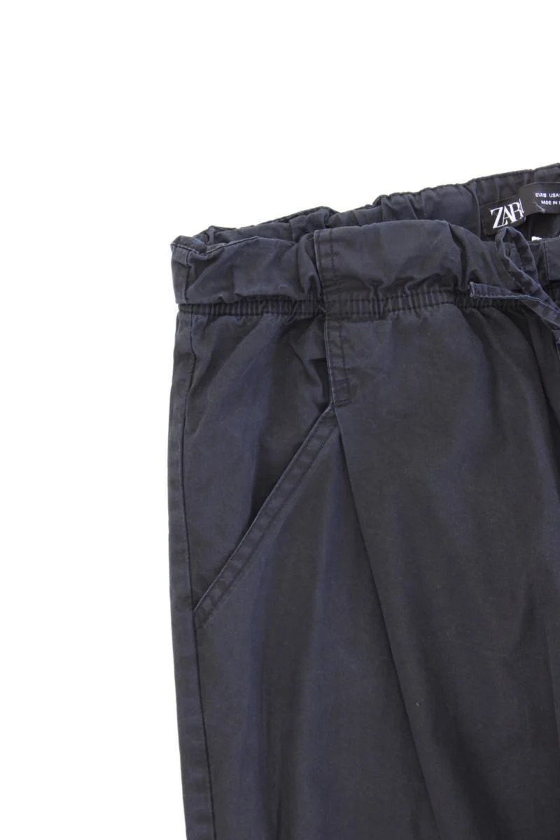 Zara Cargohose Gr. S schwarz aus Baumwolle