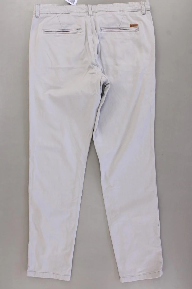 Jack & Jones Chinohose für Herren Gr. W33/L32 grau aus Baumwolle