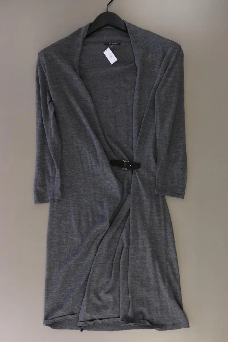 Esprit Strickjacke Gr. 38 Langarm grau aus Polyester