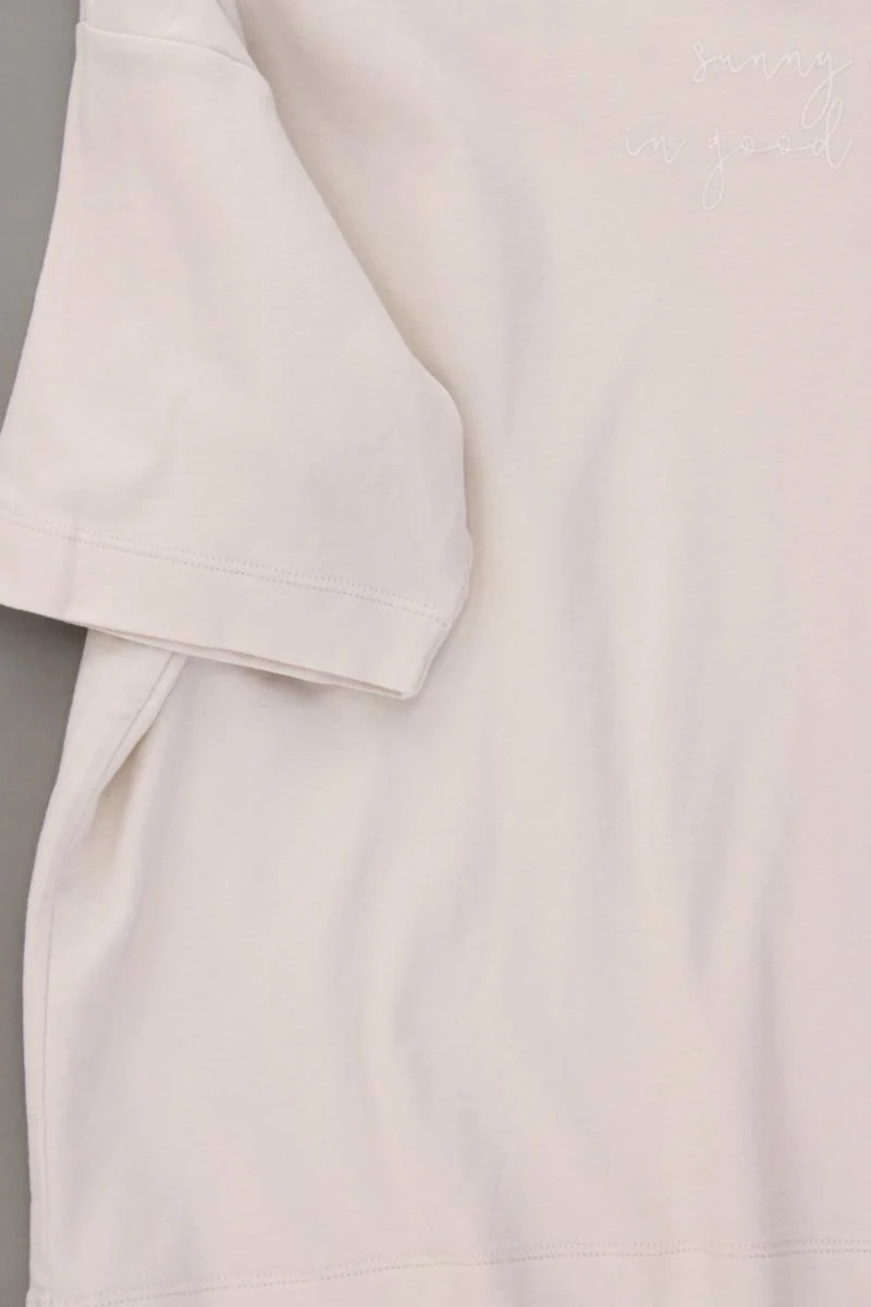 Opus Shirt Modell Setty Sun Gr. 38 Kurzarm creme aus Baumwolle