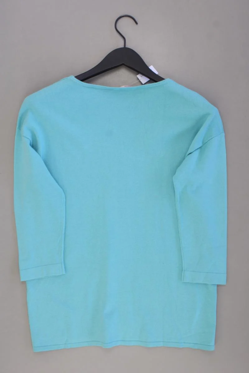 Adagio Feinstrickpullover Gr. 38 neuwertig türkis aus Baumwolle