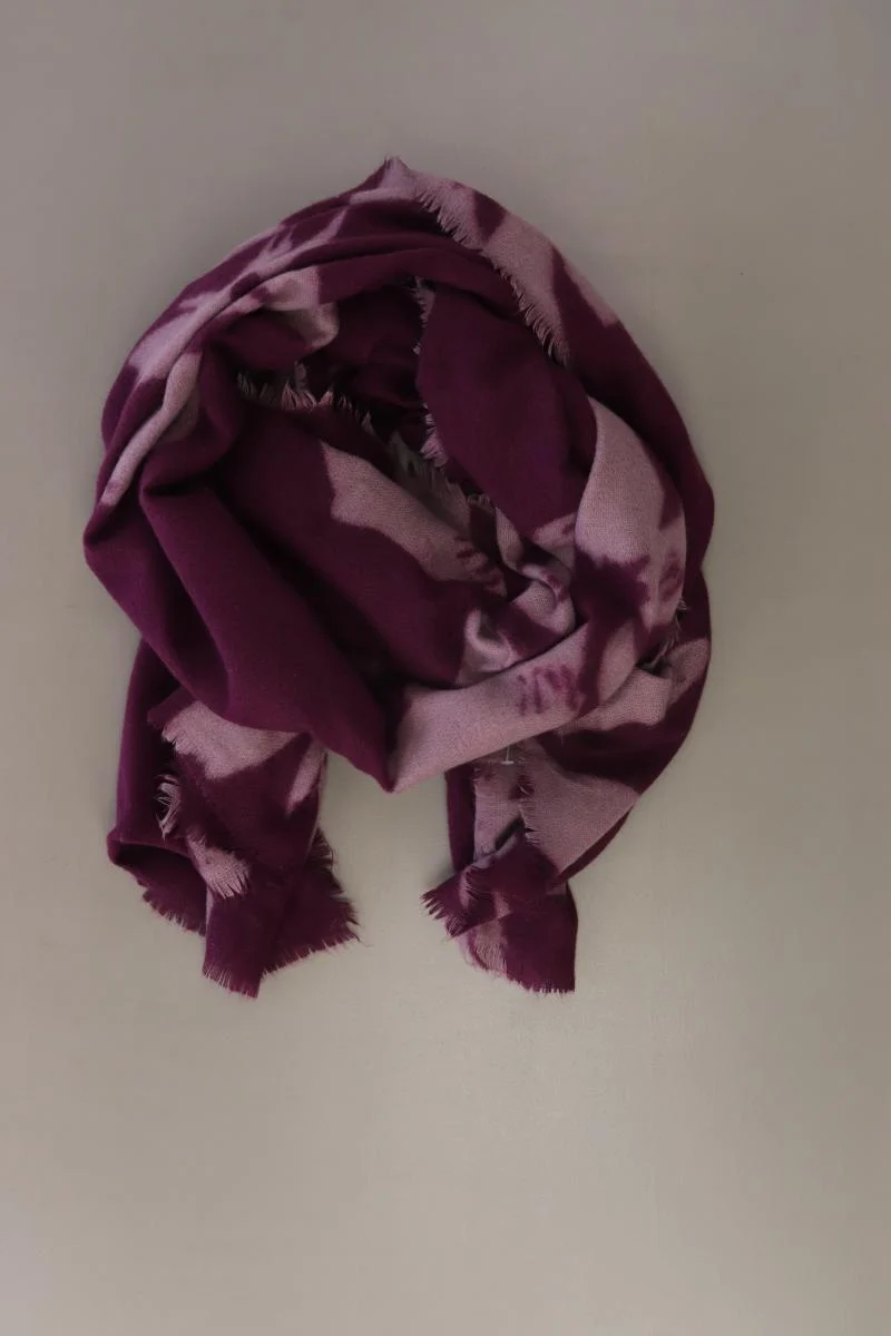 Schal mit Blumenmuster lila