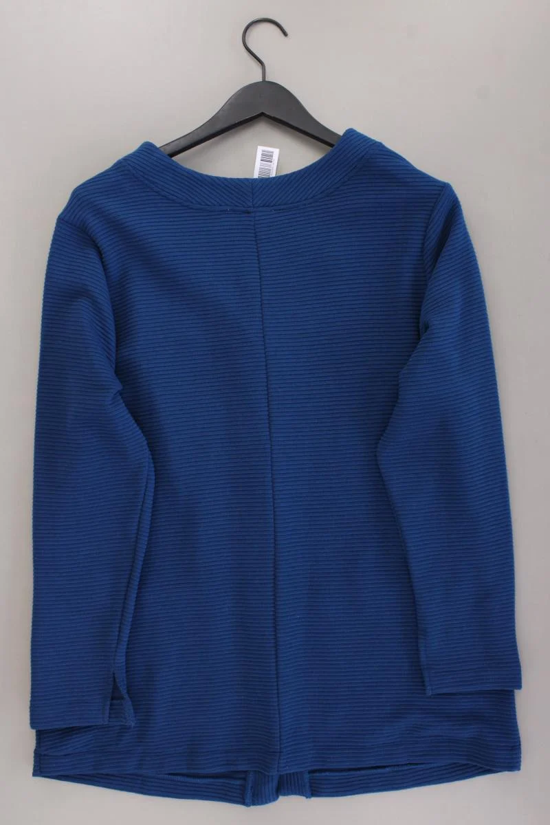 Helena Vera Strickjacke Gr. 46 Langarm blau aus Polyester