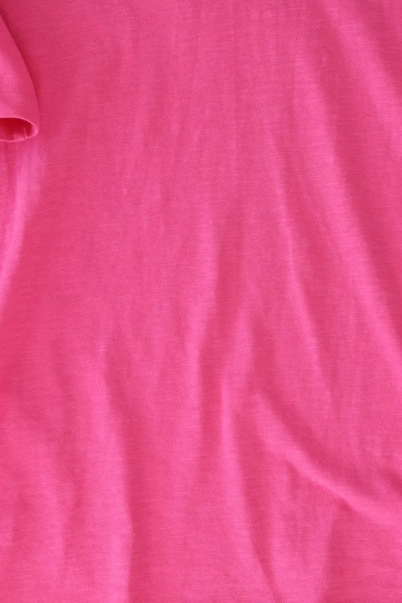 Tom Tailor T-Shirt Gr. XXXL Kurzarm pink aus Baumwolle