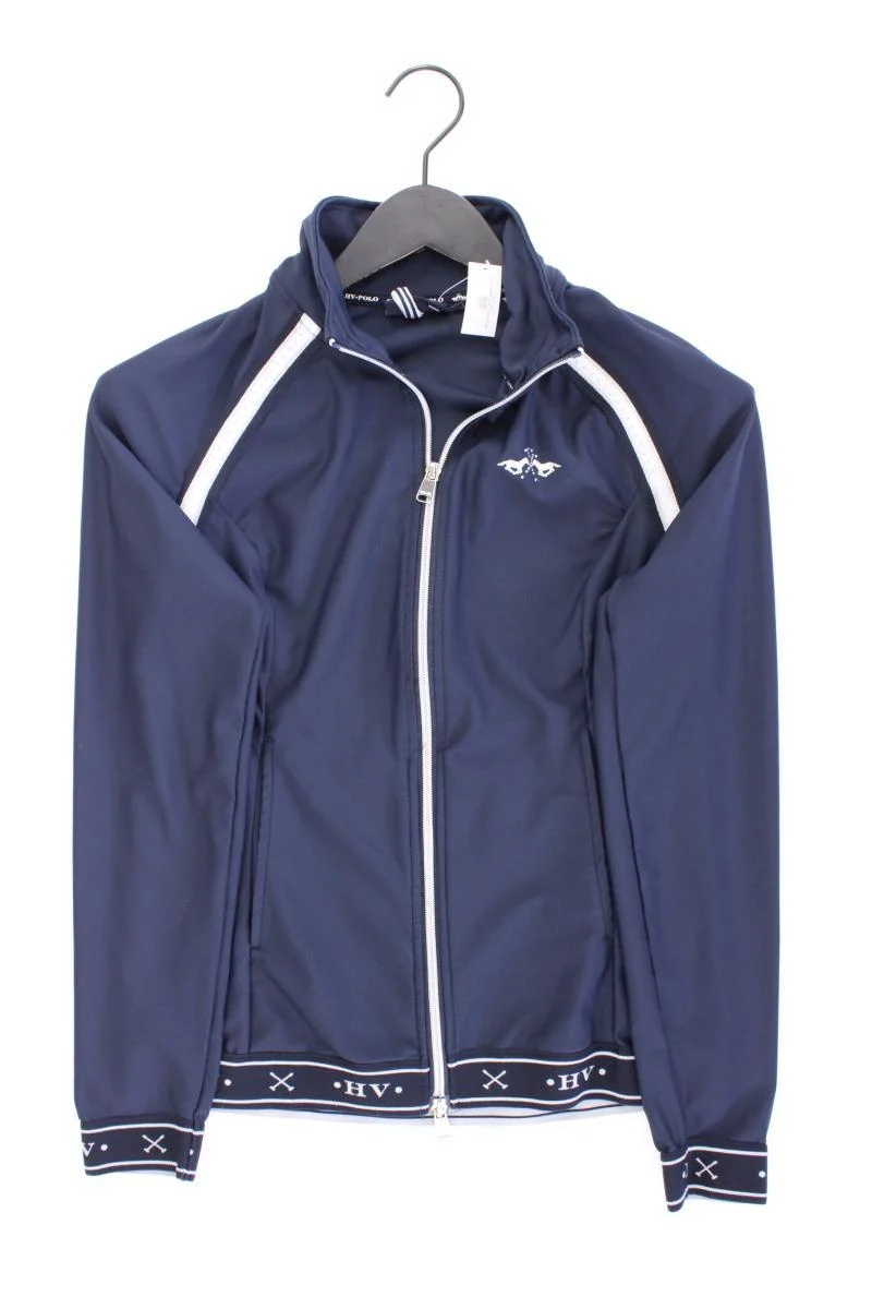 HV Polo Classic Cardigan Gr. S Langarm blau aus Polyester
