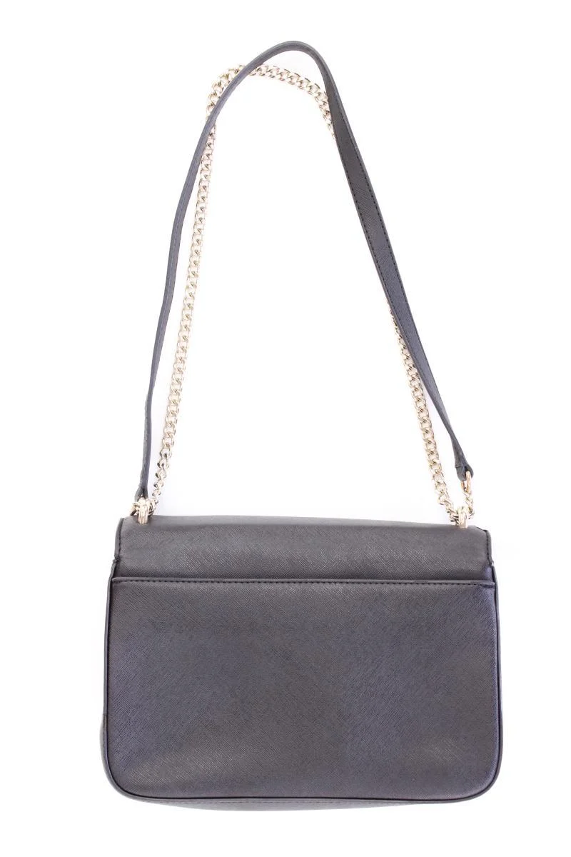DKNY Schultertasche schwarz aus Kunstleder