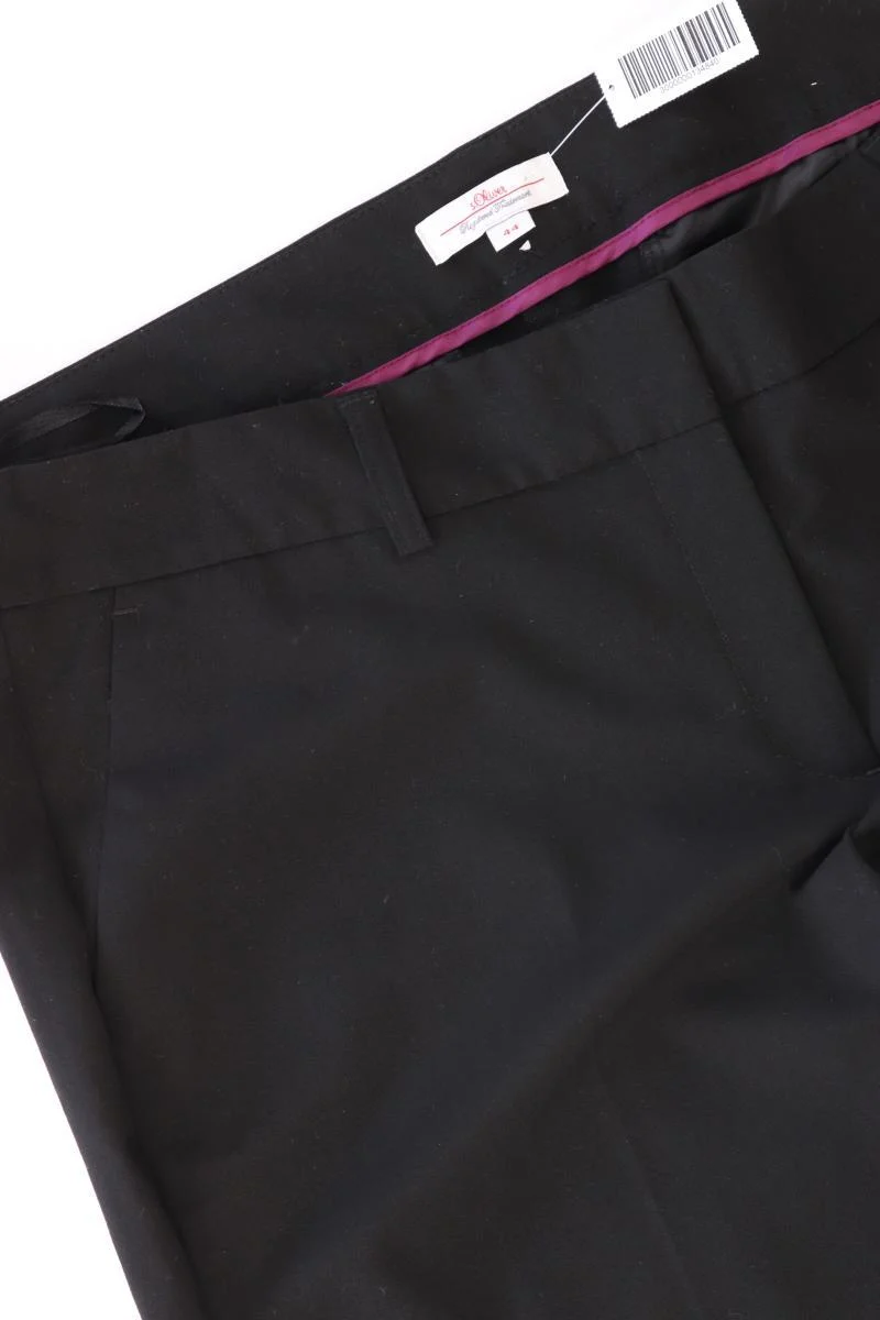 s.Oliver Anzughose Gr. 44 schwarz aus Polyester
