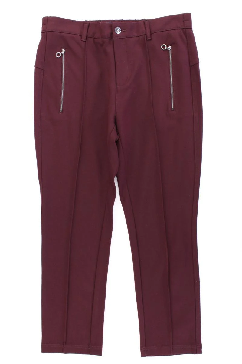 Street One Stretchhose Gr. 42/L28 neuwertig Modell York rot aus Viskose