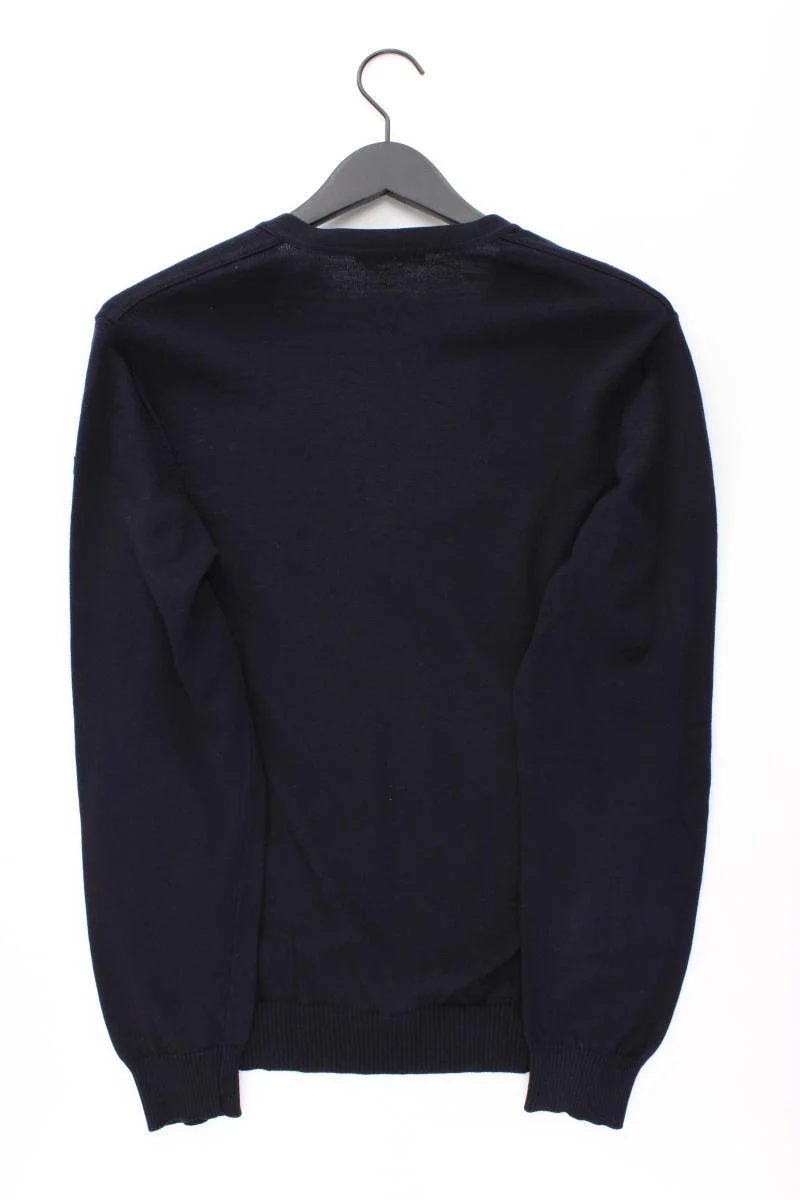 MAERZ München Strickjacke für Herren Gr. 52 Langarm blau aus Wolle