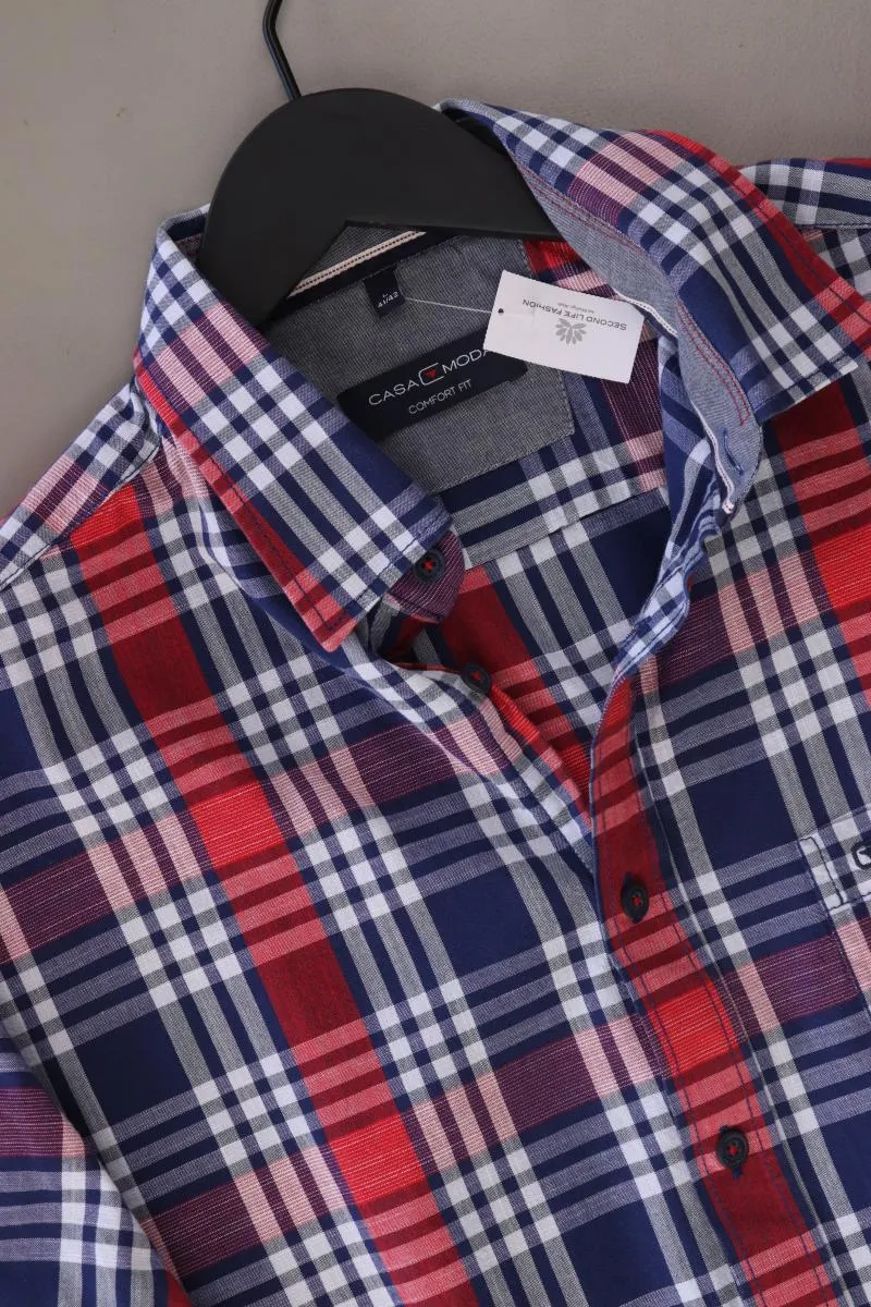 Casa Moda Karohemd für Herren Gr. Hemdgröße 41/42 kariert Kurzarm mehrfarbig