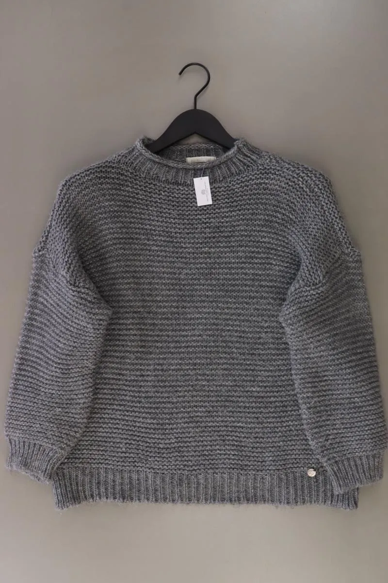 HEIMATLIEBE Grobstrickpullover Gr. M grau aus Polyacryl
