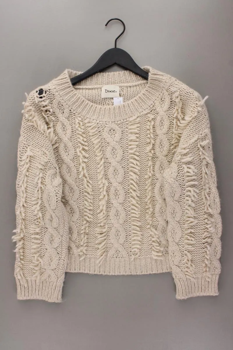 Dixie Zopfpullover Gr. S creme aus Polyacryl