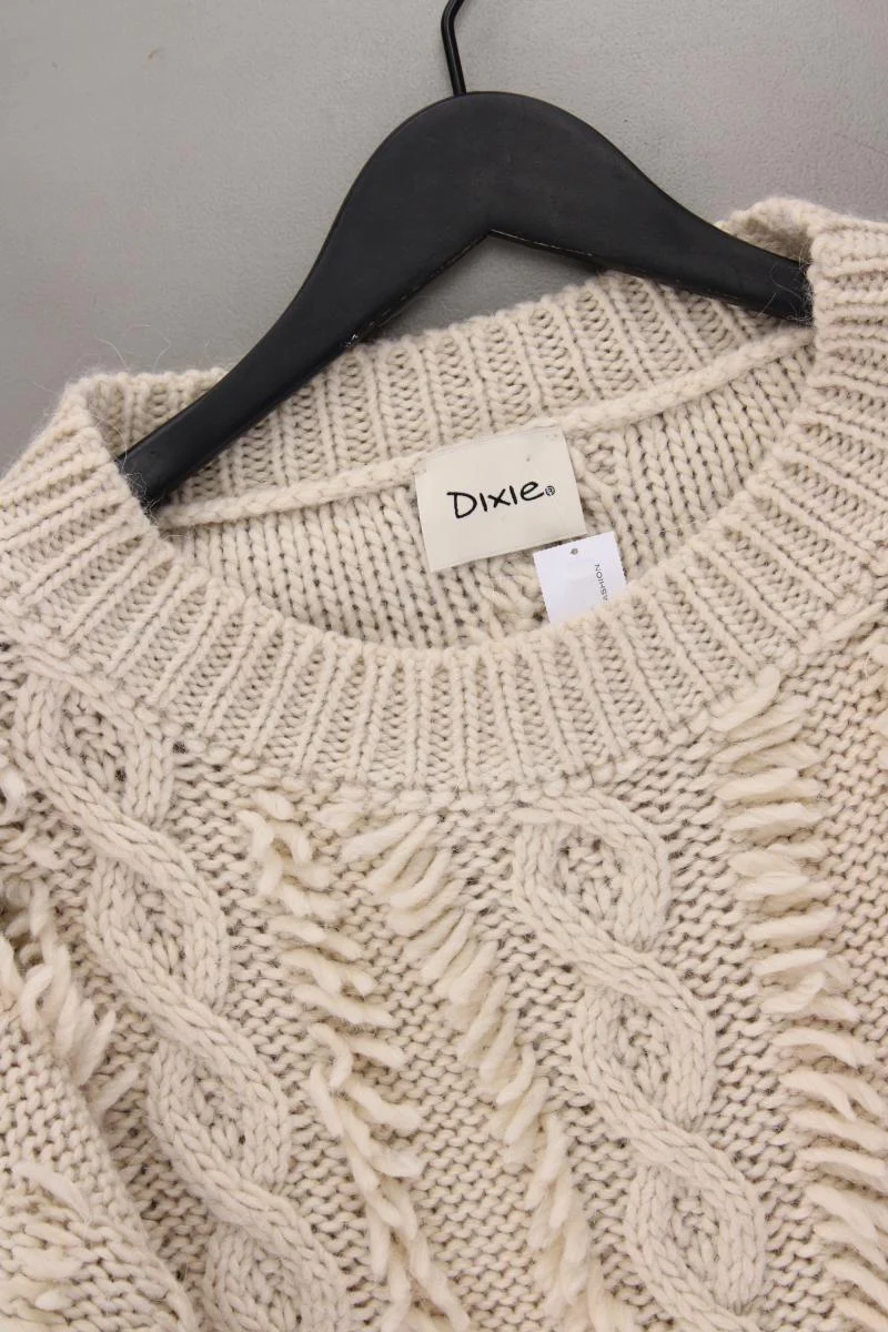Dixie Zopfpullover Gr. S creme aus Polyacryl