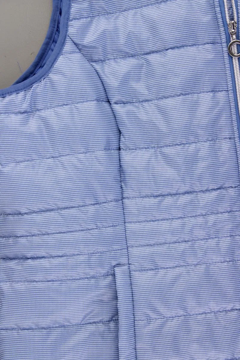 Laura Torelli Weste Gr. L neuwertig blau aus Polyester