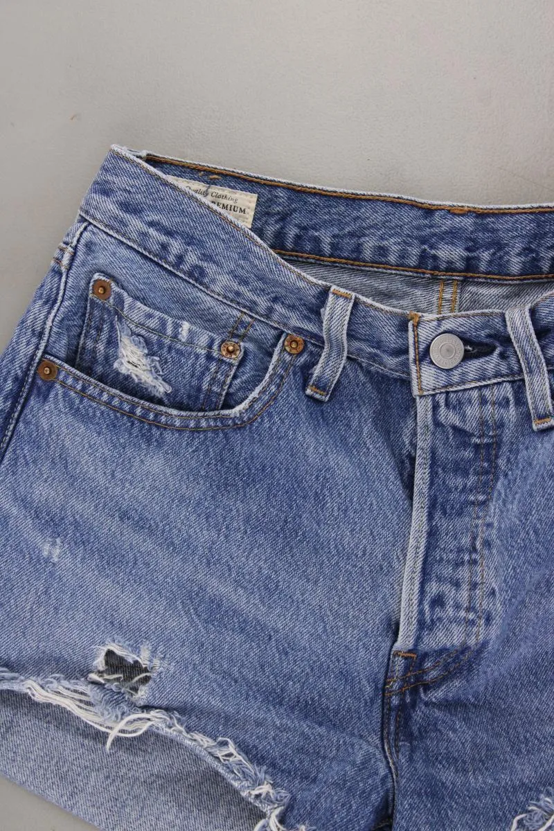 Levi's Jeansshorts Gr. W26 blau aus Baumwolle