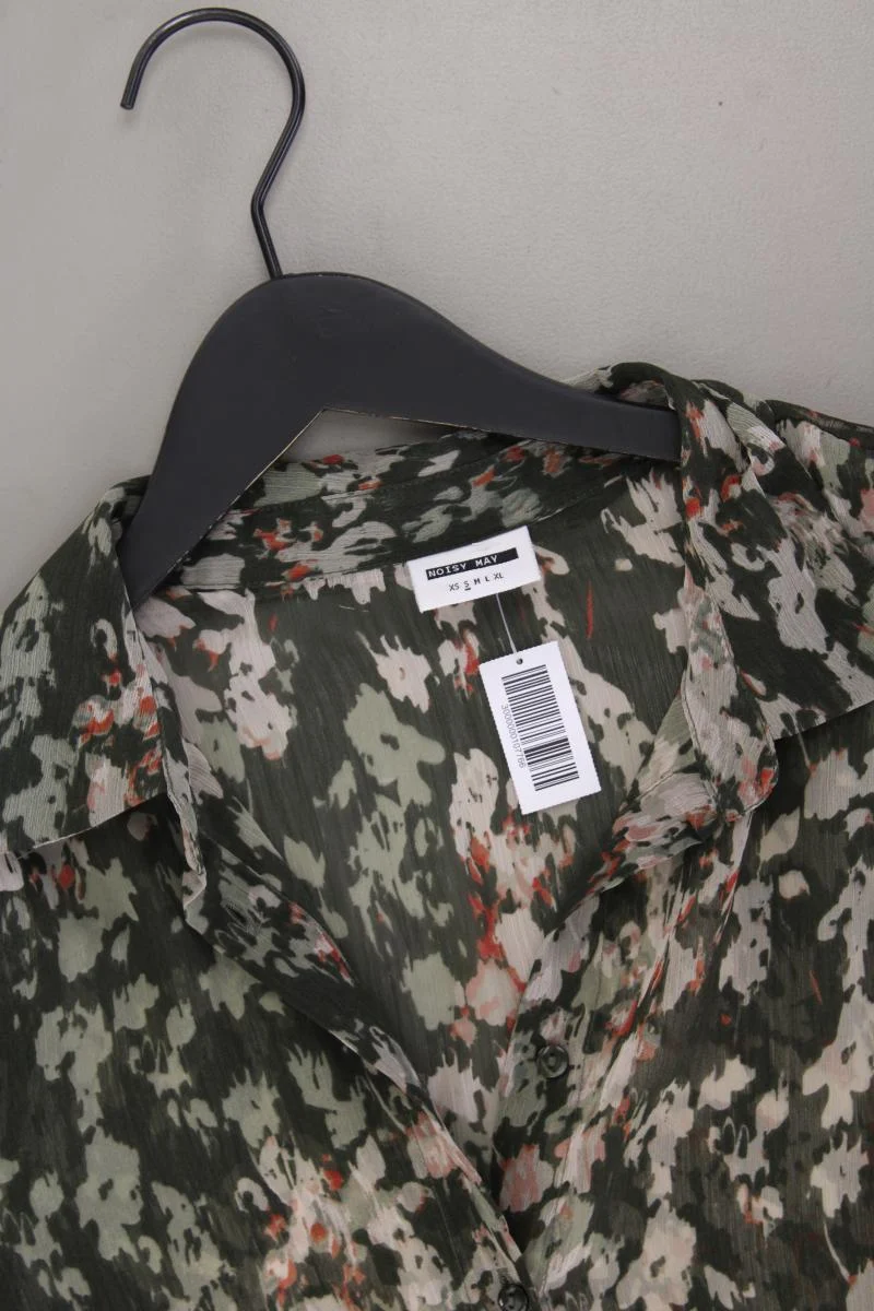 Noisy May Langarmkleid Gr. S olivgrün aus Polyester