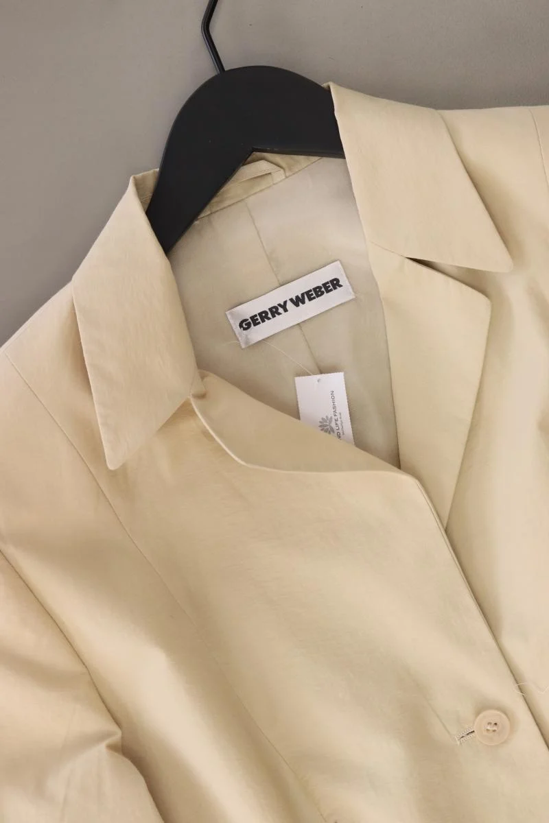 Gerry Weber Longblazer Gr. 38 Vintage creme aus Polyamid