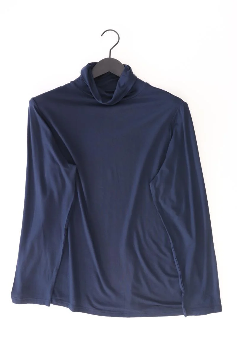 Judith Williams Rollkragenshirt Gr. 46 Langarm blau aus Modal