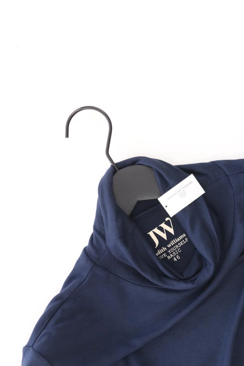 Judith Williams Rollkragenshirt Gr. 46 Langarm blau aus Modal