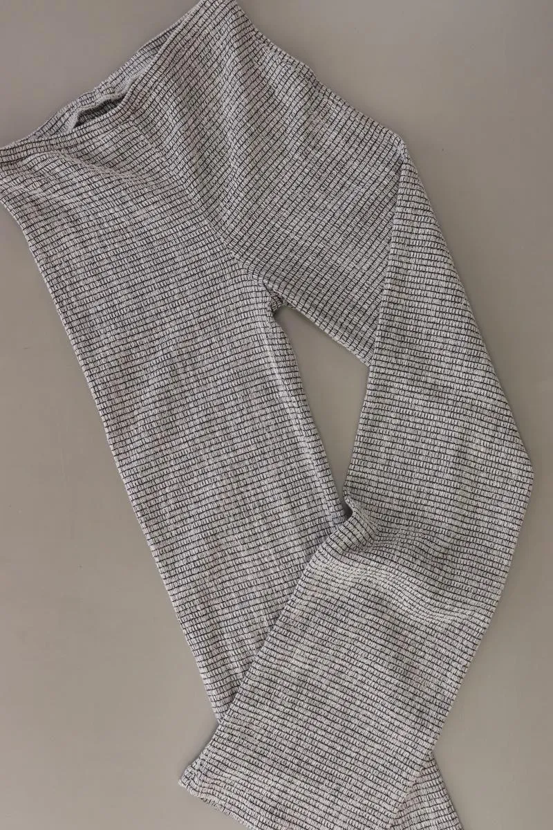 Pull&Bear Stretchhose Gr. S grau aus Baumwolle
