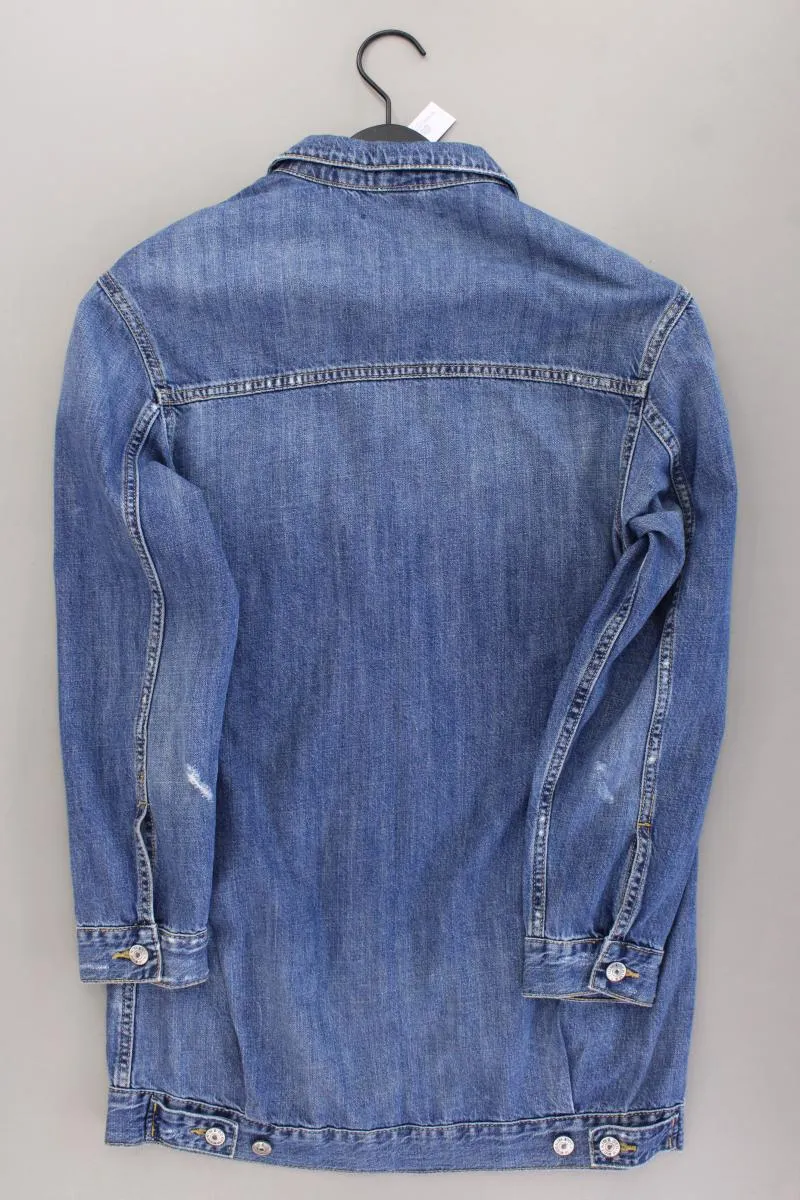&Denim Jeansjacke Gr. 34 blau aus Baumwolle