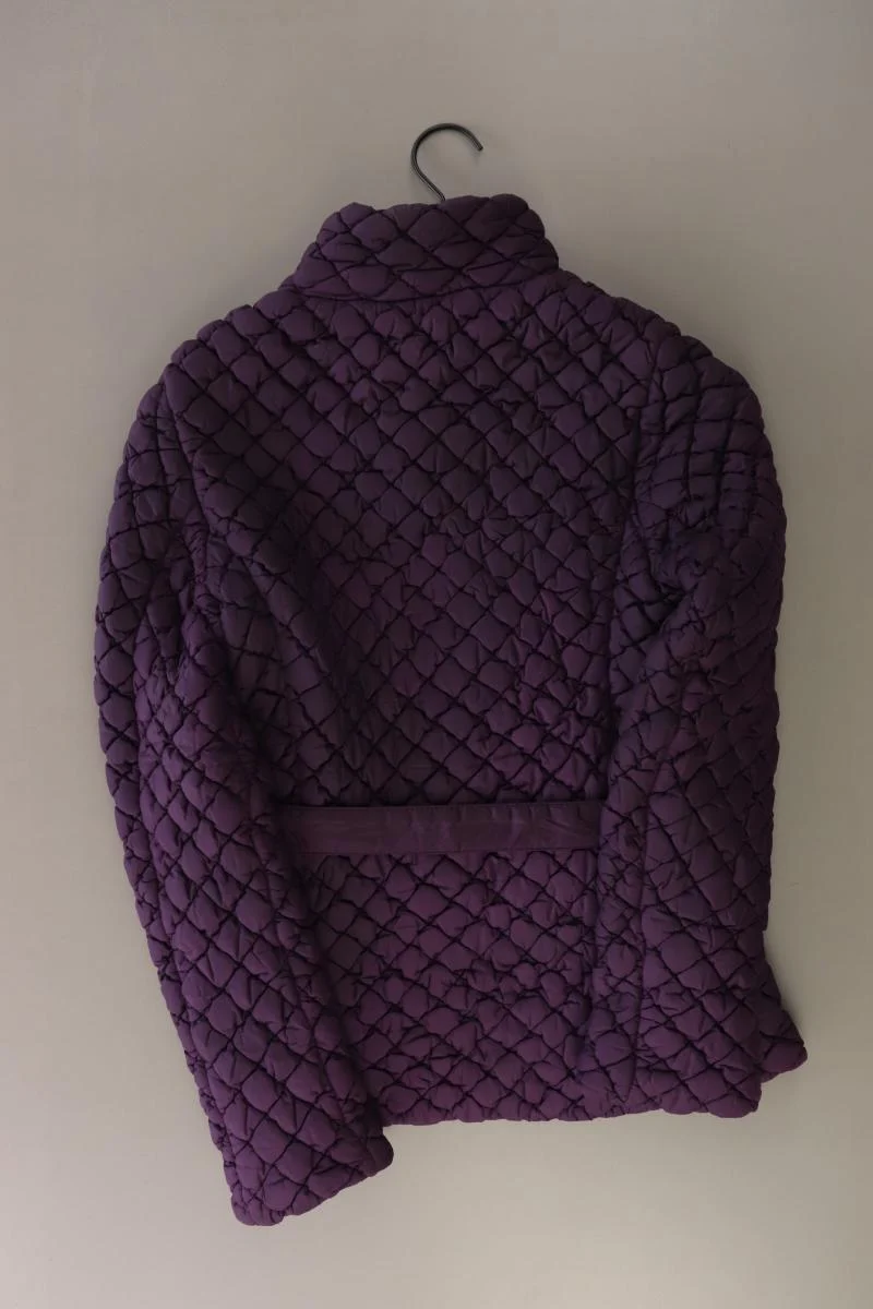 Escada Sport Steppjacke Gr. 34 mit Gürtel Vintage lila aus Polyamid