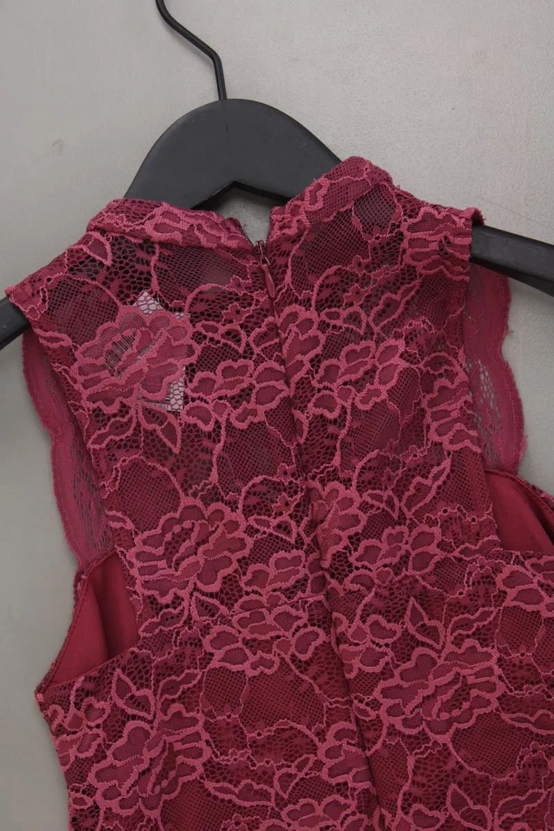 Topshop Spitzenkleid Gr. 34 Ärmellos rosa aus Nylon