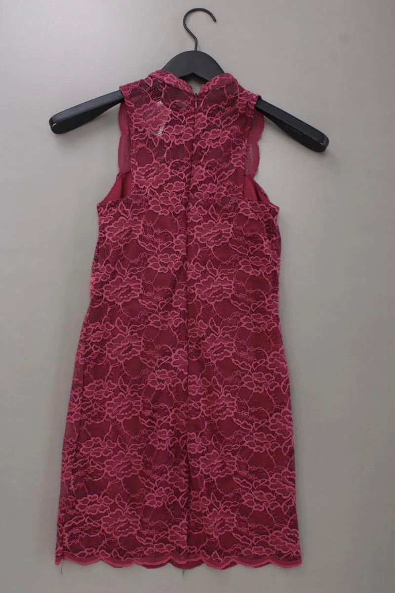 Topshop Spitzenkleid Gr. 34 Ärmellos rosa aus Nylon
