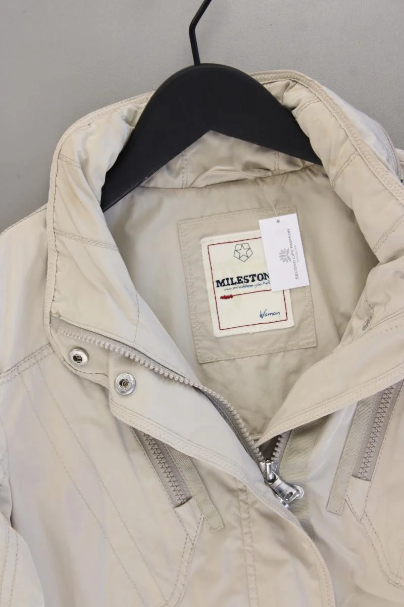 Milestone Übergangsjacke Gr. 38 creme aus Polyester