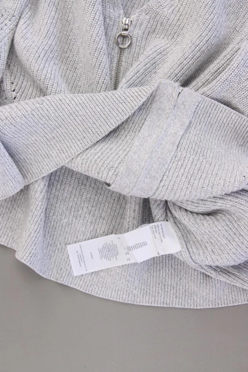 s.Oliver Strickjacke Gr. 46 neuwertig Langarm grau aus Baumwolle