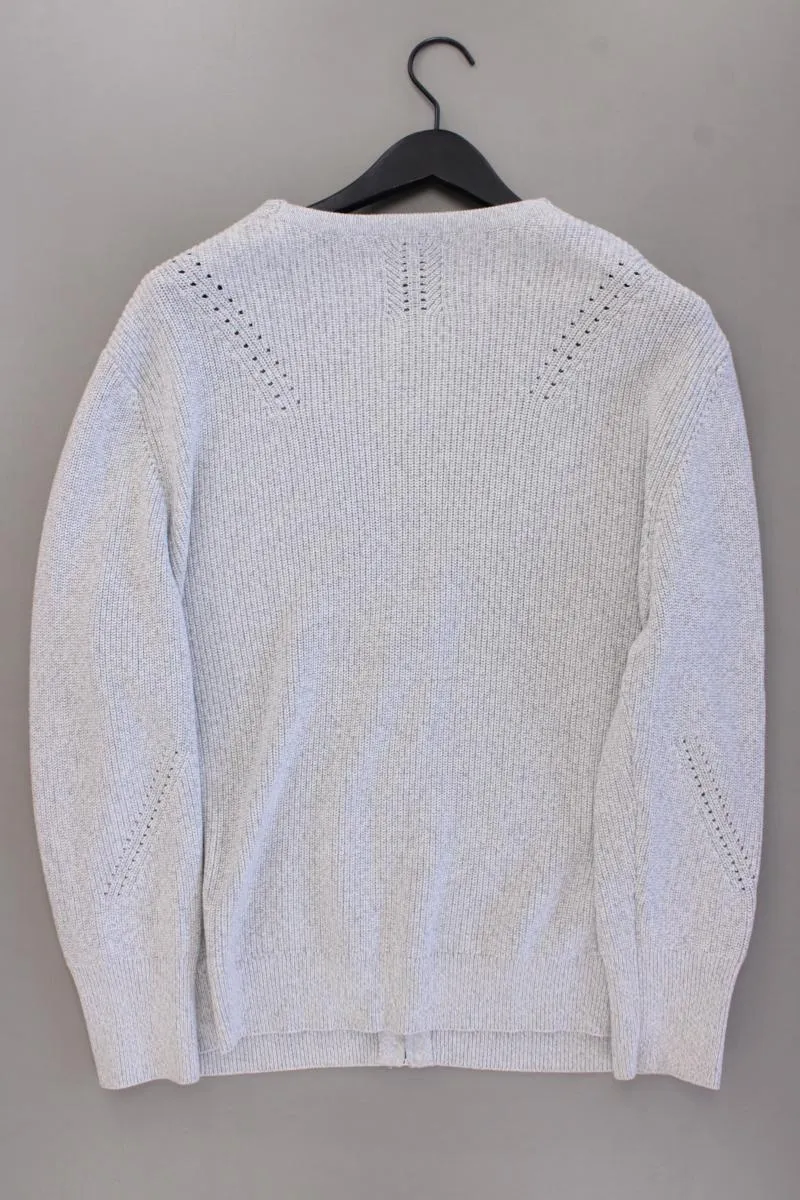 s.Oliver Strickjacke Gr. 46 neuwertig Langarm grau aus Baumwolle
