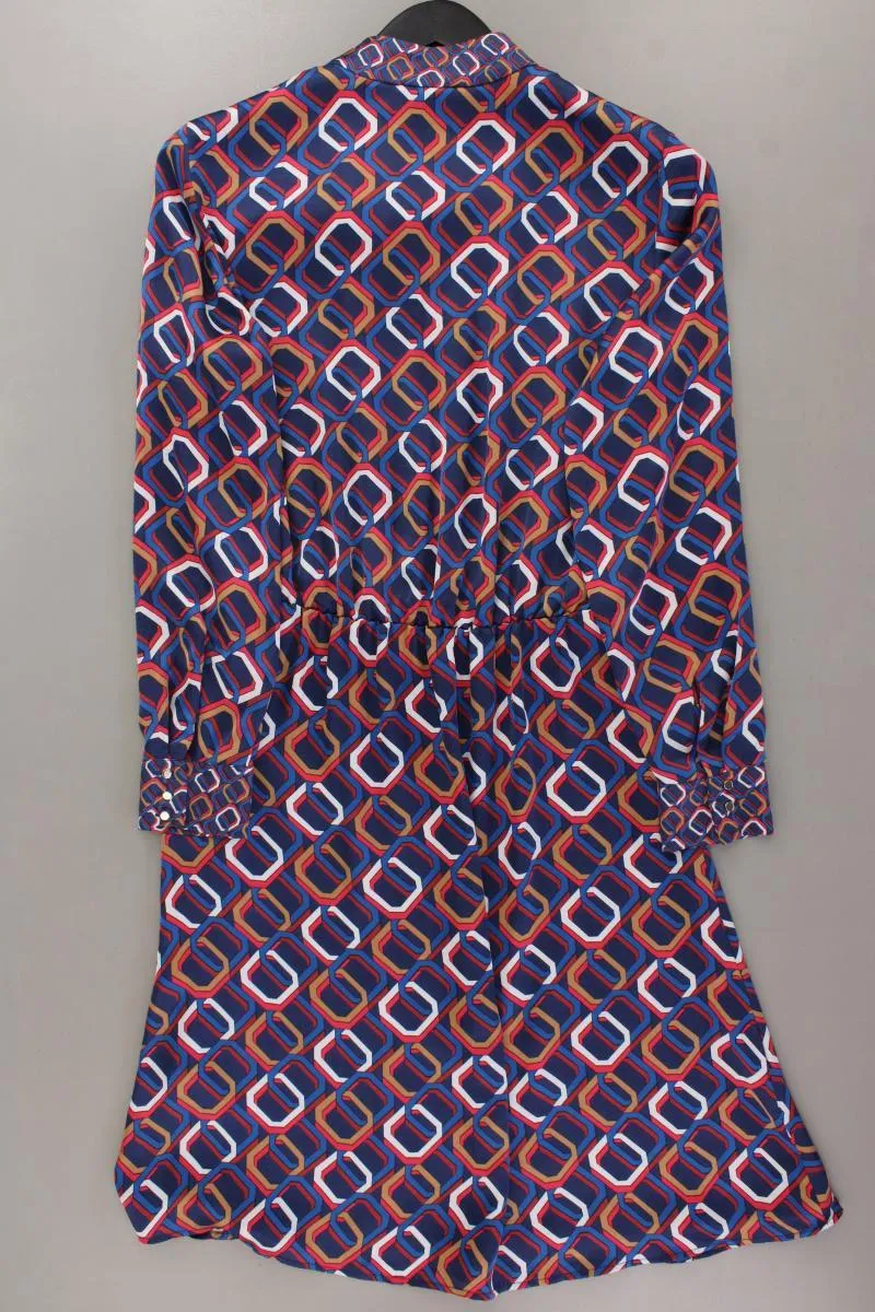 Esprit Langarmkleid Gr. 36 geometrisches Muster mehrfarbig aus Polyester