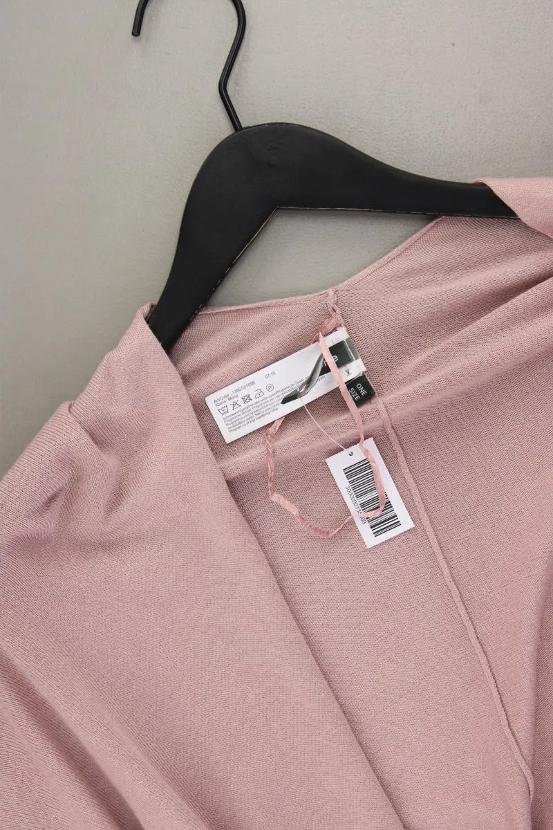 Street One Poncho Gr. OneSize Weite Ärmel rosa aus Viskose