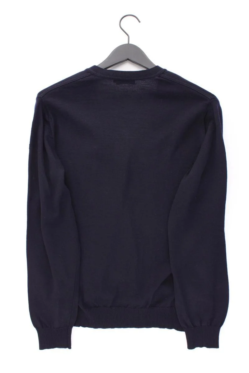 MAERZ München Strickjacke für Herren Gr. 52 Langarm blau aus Wolle