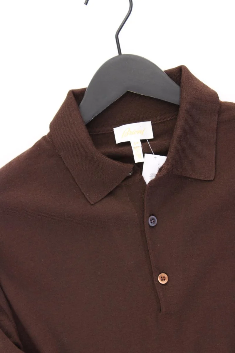 Brioni Wollpullover für Herren Gr. 54 braun
