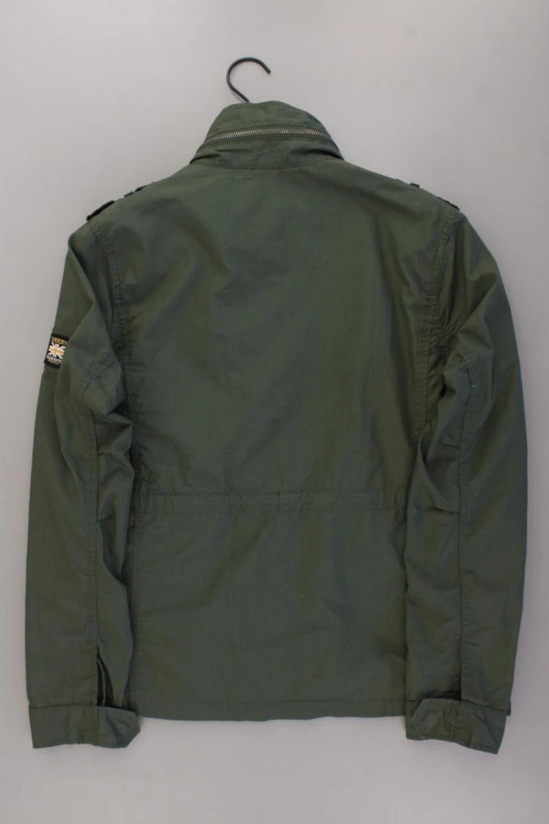 Superdry Classic Jacke Gr. 44 neu mit Etikett olivgrün aus Baumwolle